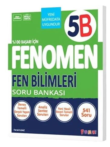 Gama 5. Sınıf Fen Bilimleri Fenomen B Soru Bankası Gama Yayınları