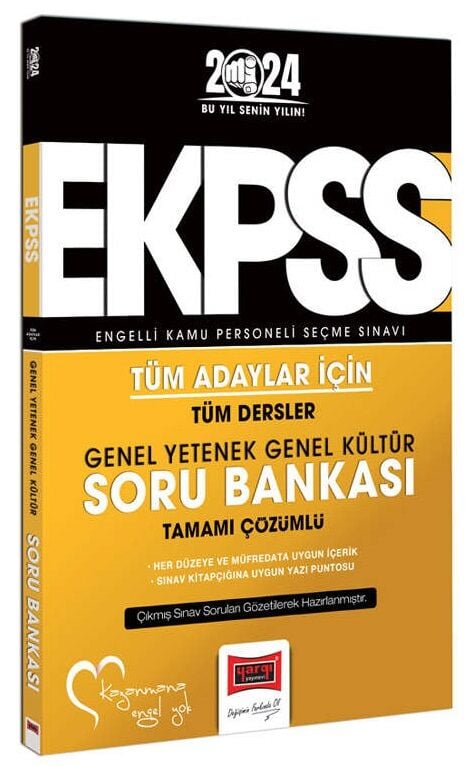 Yargı 2024 EKPSS Soru Bankası Çözümlü Yargı Yayınları