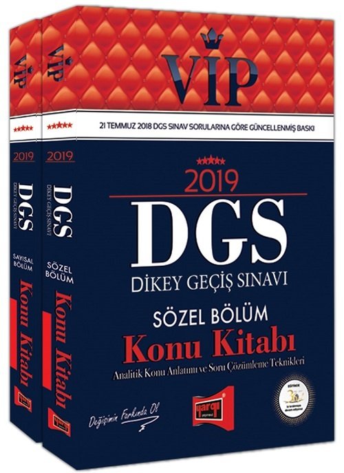 SÜPER FİYAT - Yargı 2019 DGS VIP Konu Anlatımlı Modüler Set Yargı Yayınları