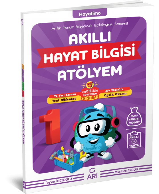 Arı Yayınları 1. Sınıf Akıllı Hayat Bilgisi Atölyem Hayatimo Arı Yayınları