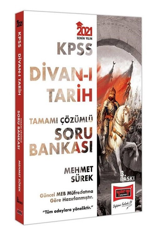 SÜPER FİYAT - Yargı 2021 KPSS Divanı Tarih Soru Bankası Çözümlü - Mehmet Sürek Yargı Yayınları