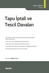 Seçkin Tapu İptali ve Tescil Davaları 5. Baskı - Erhan Günay Seçkin Yayınları