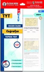 Özdebir YKS TYT Coğrafya Yaprak Test Özdebir Yayınları