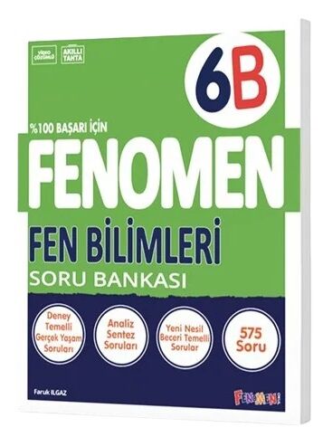 Gama 6. Sınıf Fen Bilimleri Fenomen B Soru Bankası Gama Yayınları