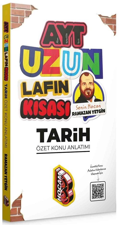 Benim Hocam YKS AYT Tarih Uzun Lafın Kısası Özet Konu Anlatımı - Ramazan Yetgin Benim Hocam Yayınları