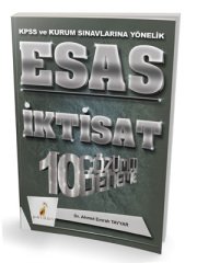 Pelikan KPSS A ESAS İktisat 10 Deneme Çözümlü Pelikan Yayınları