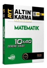 Altın Karma YKS AYT Matematik 10x40 Deneme Video Çözümlü Altın Karma Yayınları