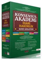 Savaş 2024 KONSENSUS Akademi İdari Hakimlik Konu Anlatımı Modüler Set 4. Baskı - Ahmet Nohutçu Savaş Yayınları