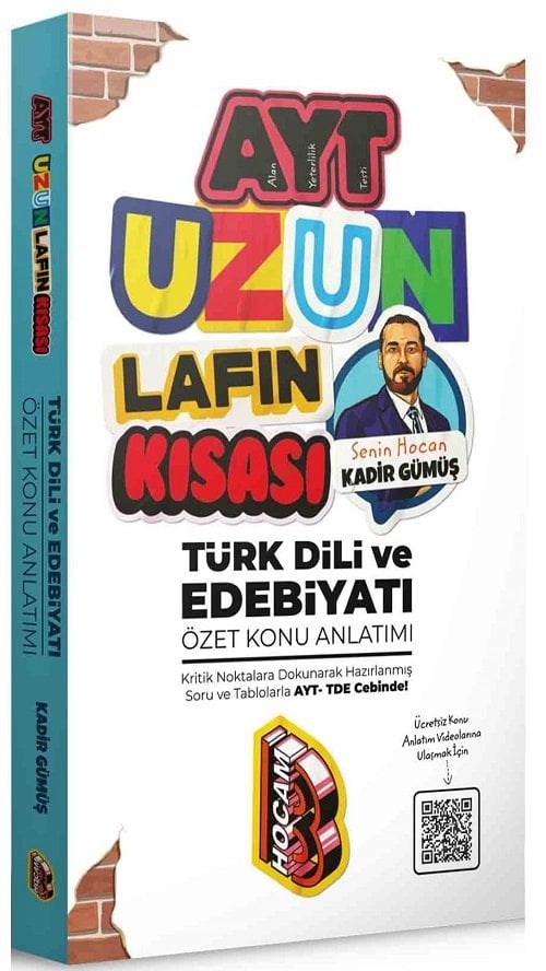 Benim Hocam YKS AYT Türk Dili ve Edebiyatı Uzun Lafın Kısası Özet Konu Anlatımı - Kadir Gümüş Benim Hocam Yayınları