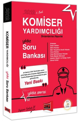 Yargı 2019 Komiser Yardımcılığı Sınavı Yıldız Soru Bankası Yargı Yayınları