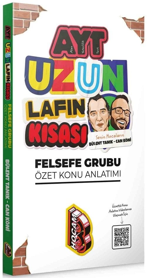 Benim Hocam YKS AYT Felsefe Grubu Uzun Lafın Kısası Özet Konu Anlatımı - Can Köni, Bülent Tanık Benim Hocam Yayınları