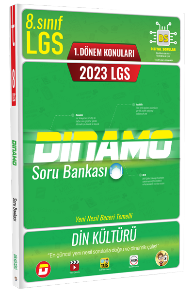 Tonguç 2023 8. Sınıf LGS Din Kültürü 1. Dönem Dinamo Soru Bankası Tonguç Akademi