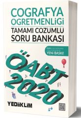 Yediiklim 2020 ÖABT Coğrafya Öğretmenliği Soru Bankası Çözümlü Yediiklim Yayınları