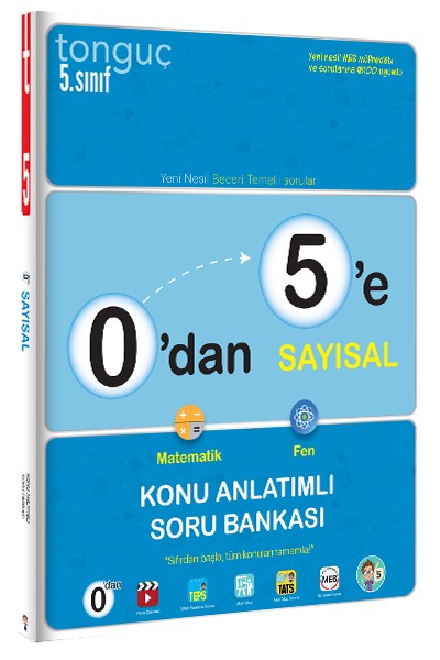 Tonguç 5. Sınıf 0 dan 5 e Sayısal Konu Anlatımlı Soru Bankası Tonguç Akademi