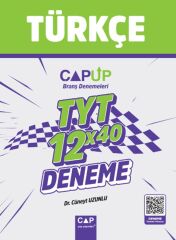 Çap Yayınları YKS TYT Türkçe 12x40 UP Deneme Video Çözümlü Çap Yayınları