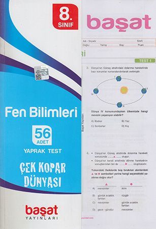 Başat 8. Sınıf Fen Bilimleri 56 Yaprak Test Başat Yayınları