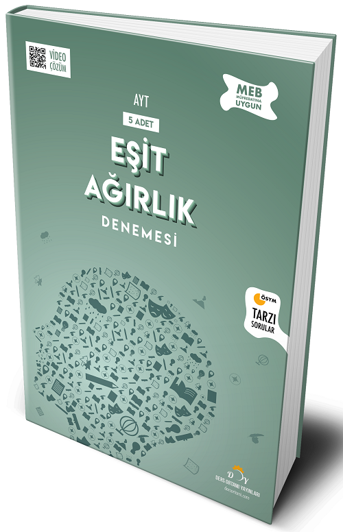 Ders Ortamı YKS AYT Eşit Ağırlık 5 Deneme Ders Ortamı Yayınları