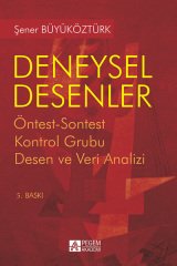 Pegem Deneysel Desenler - Şener Büyüköztürk Pegem Akademi Yayıncılık