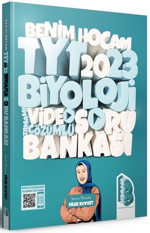 Benim Hocam 2023 YKS TYT Biyoloji Soru Bankası Video Çözümlü - Dilek Kuvvet Benim Hocam Yayınları