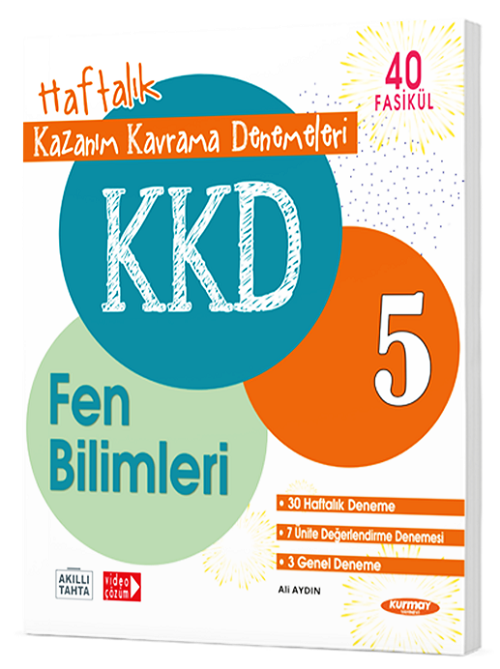 Kurmay ELT 5. Sınıf Fen Bilimleri KKD Haftalık Kazanım Kavrama Denemeleri Kurmay ELT Yayınları