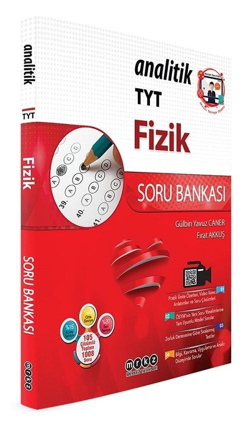 Merkez YKS TYT Fizik Analitik Soru Bankası Merkez Yayınları