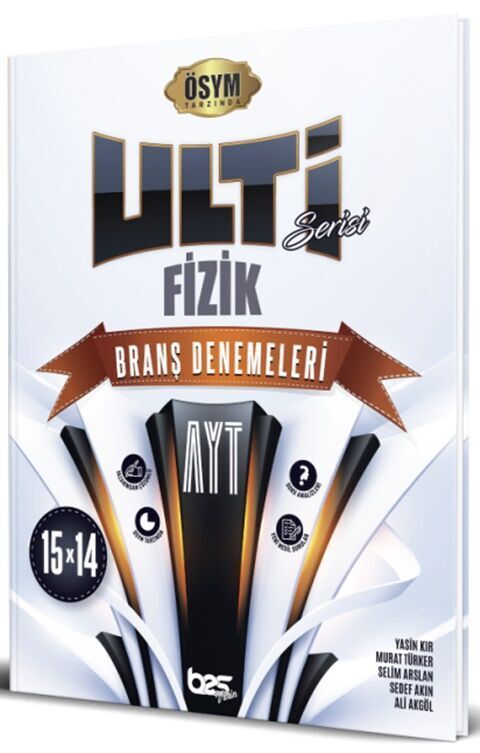 Bes Yayınları YKS AYT Fizik Ulti Serisi 15x14 Deneme Bes Yayınları