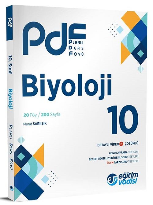 Eğitim Vadisi 10. Sınıf Biyoloji PDF Planlı Ders Föyü Konu Anlatımlı Eğitim Vadisi Yayınları