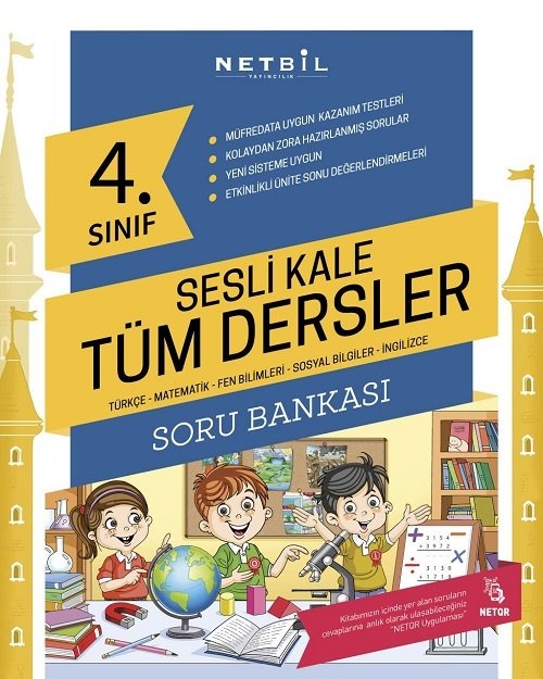 Netbil 4. Sınıf Tüm Dersler Soru Bankası Netbil Yayıncılık