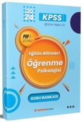 Uzman Kariyer 2024 KPSS Eğitim Bilimleri Öğrenme Psikolojisi Soru Bankası PDF Çözümlü Uzman Kariyer Yayınları