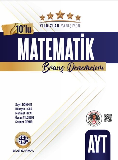 Bilgi Sarmal YKS AYT Matematik Yıldızlar Yarışıyor 10 lu Branş Deneme Bilgi Sarmal Yayınları