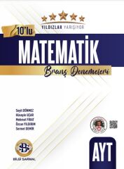 Bilgi Sarmal YKS AYT Matematik Yıldızlar Yarışıyor 10 lu Branş Deneme Bilgi Sarmal Yayınları