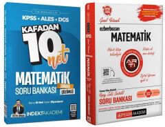 Pegem + İndeks 2025 KPSS Matematik Ezberbozan Soru Bankası 2 li Set Pegem + İndeks Akademi Yayınları