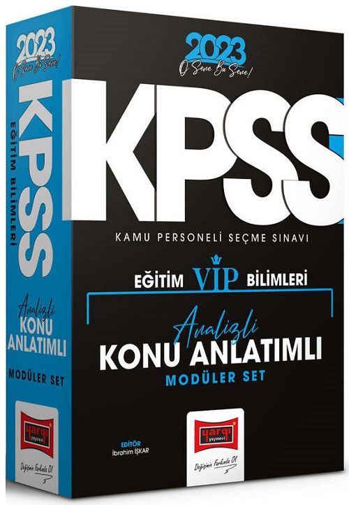 Yargı 2023 KPSS Eğitim Bilimleri VİP Konu Anlatımlı Modüler Set Yargı Yayınları