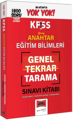 Yargı 2020 KPSS Eğitim Bilimleri Anahtar Genel Tekrar Tarama Soru Bankası Çözümlü Yargı Yayınları