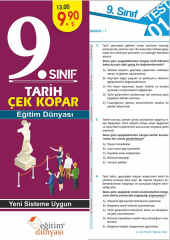 SÜPER FİYAT - Eğitim Dünyası 9. Sınıf Tarih Yaprak Test Çek Kopar Eğitim Dünyası Yayınları