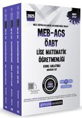 Pegem 2025 ÖABT MEB-AGS Lise Matematik Öğretmenliği Konu Anlatımlı Modüler Set Pegem Akademi Yayınları