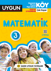 Sadık Uygun 3. Sınıf Matematik KÖY Kazanım Ölçme Yaprakları Çek Kopart Test Sadık Uygun Yayınları