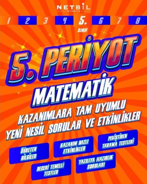 Netbil 5. Sınıf Matematik 5. Periyot Soru Bankası Netbil Yayıncılık