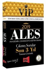 Yargı 2019 ALES VIP Çıkmış Sorular Son 3 Yıl Çözümlü Yargı Yayınları