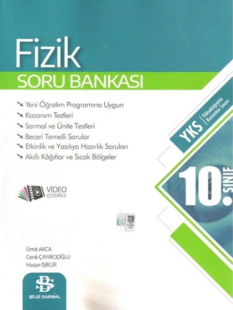 Bilgi Sarmal 10. Sınıf Fizik Soru Bankası Video Çözümlü Bilgi Sarmal Yayınları