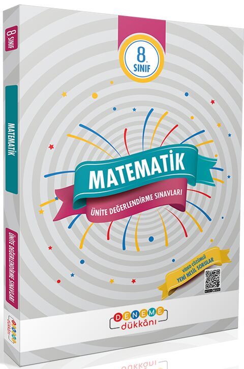 Deneme Dükkanı 8. Sınıf Matematik Ünite Değerlendirme Sınavları Deneme Dükkanı Yayınları