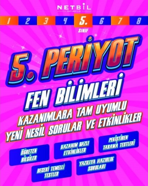 Netbil 5. Sınıf Fen Bilimleri 5. Periyot Soru Bankası Netbil Yayıncılık