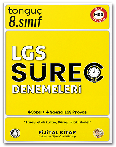 Tonguç 8. Sınıf LGS Süreç Denemeleri Tonguç Akademi