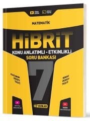 Hız Yayınları 7. Sınıf Matematik Hibrit Konu Anlatımlı Etkinlikli Soru Bankası Hız Yayınları