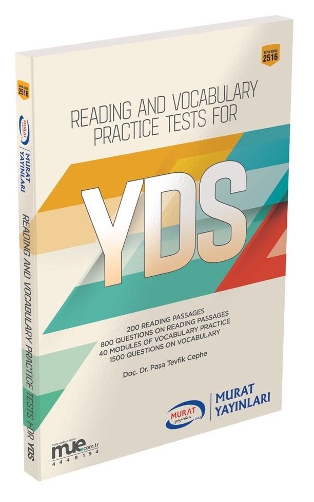 Murat Reading and Vocabulary Practice Tests for YDS Murat Yayınları