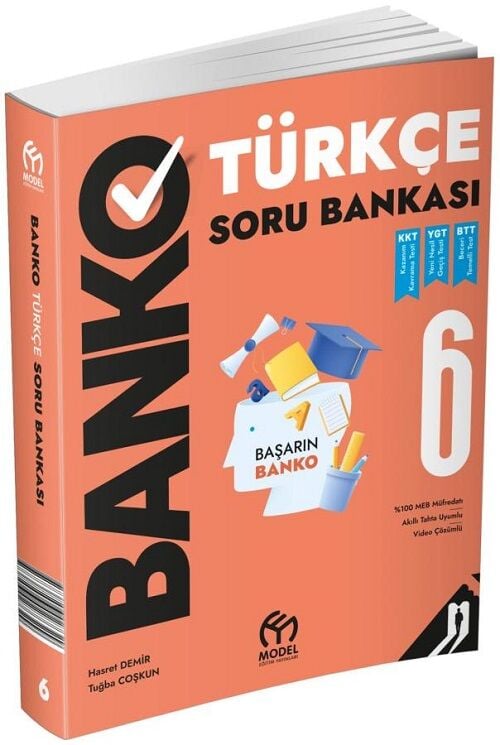 Model 6. Sınıf Türkçe Banko Soru Bankası Model Eğitim Yayınları