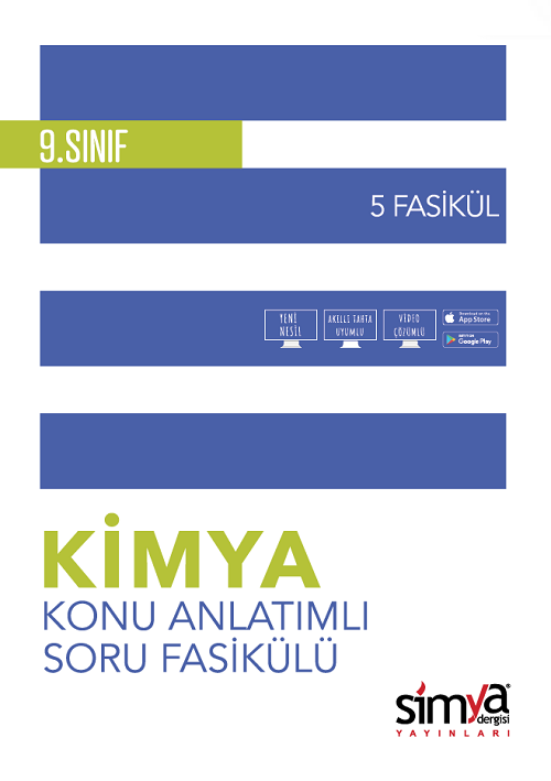 Simya 9. Sınıf Kimya Konu Anlatımlı Soru Fasikülü 5 Fasikül Simya Yayınları