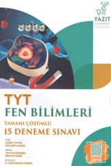 Yazıt YKS TYT Fen Bilimleri 15 Deneme Yazıt Yayınları