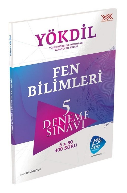 Me Too YÖKDİL Fen Bilimleri 5 Deneme Sınavı Me Too Publishing