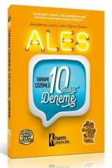 SÜPER FİYAT - İsem 2018 ALES 10 Fasikül Deneme Çözümlü İsem Yayınları